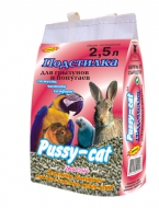 Pussy-Cat наполнитель для грызунов и попугаев 2,5л